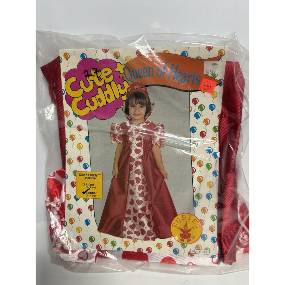 Costume Queen of Hearts Kid Deluxe Toddler 2/4 Rubies H-1